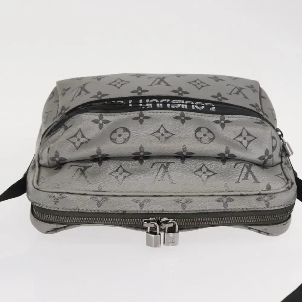 Louis Vuitton Monogram Reflect Messenger PM Shoulder Bag Silver